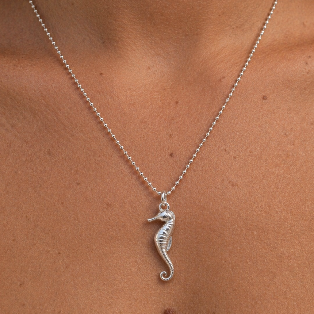 Seahorse necklace - large